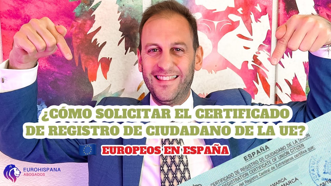 certificado de ciudadano de la unión